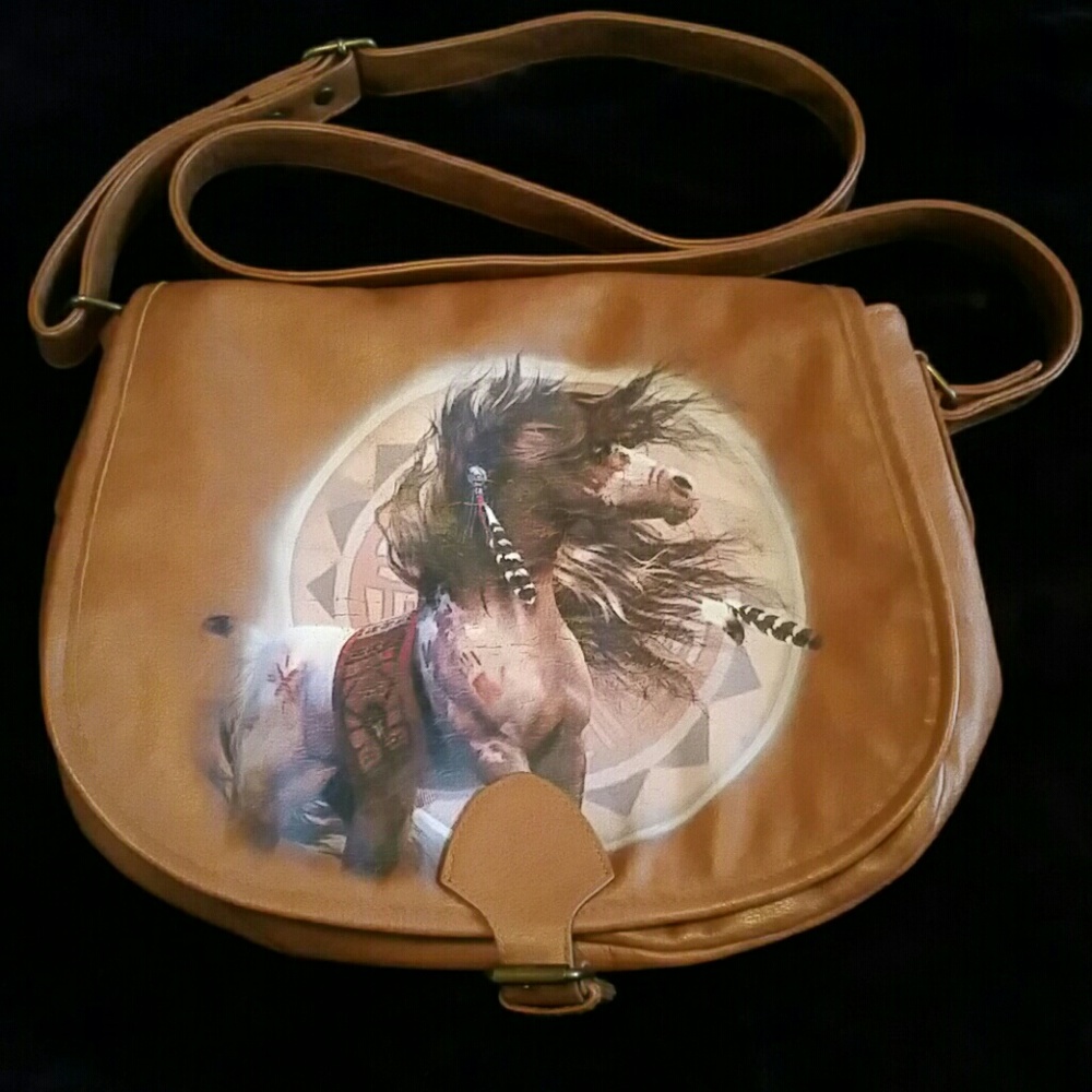 Unique vegan leather purse
